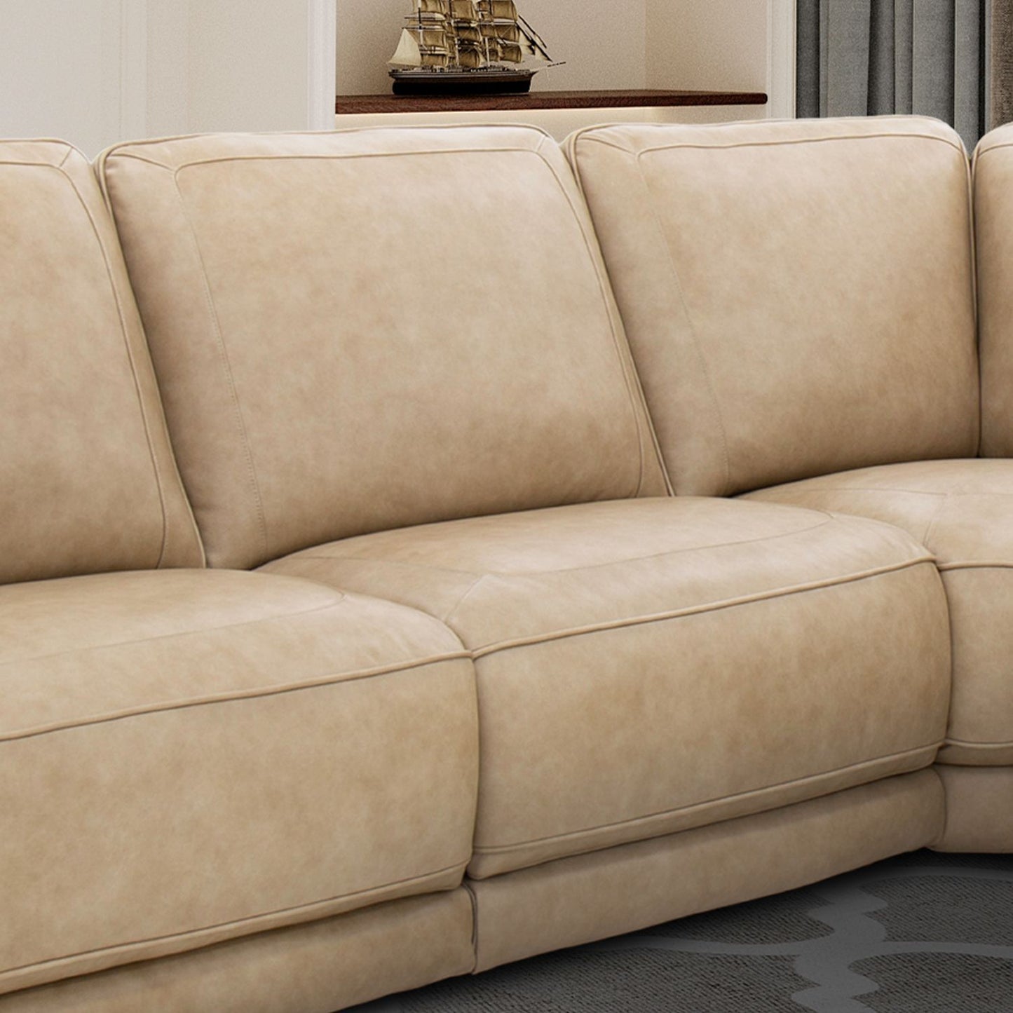 Blake - Armless Chair - Sophia Oatmeal