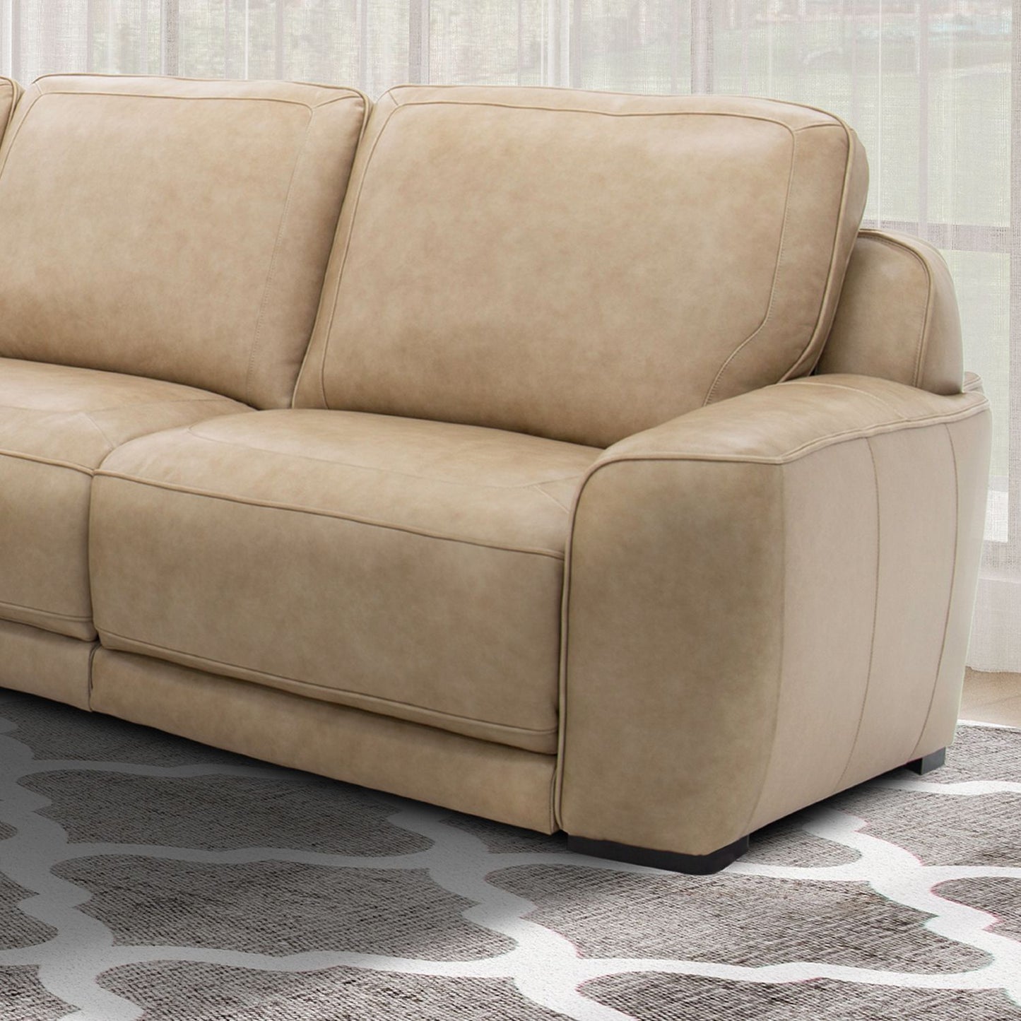 Blake - Right Arm Recliner P2 & Zero Wall - Sophia Oatmeal