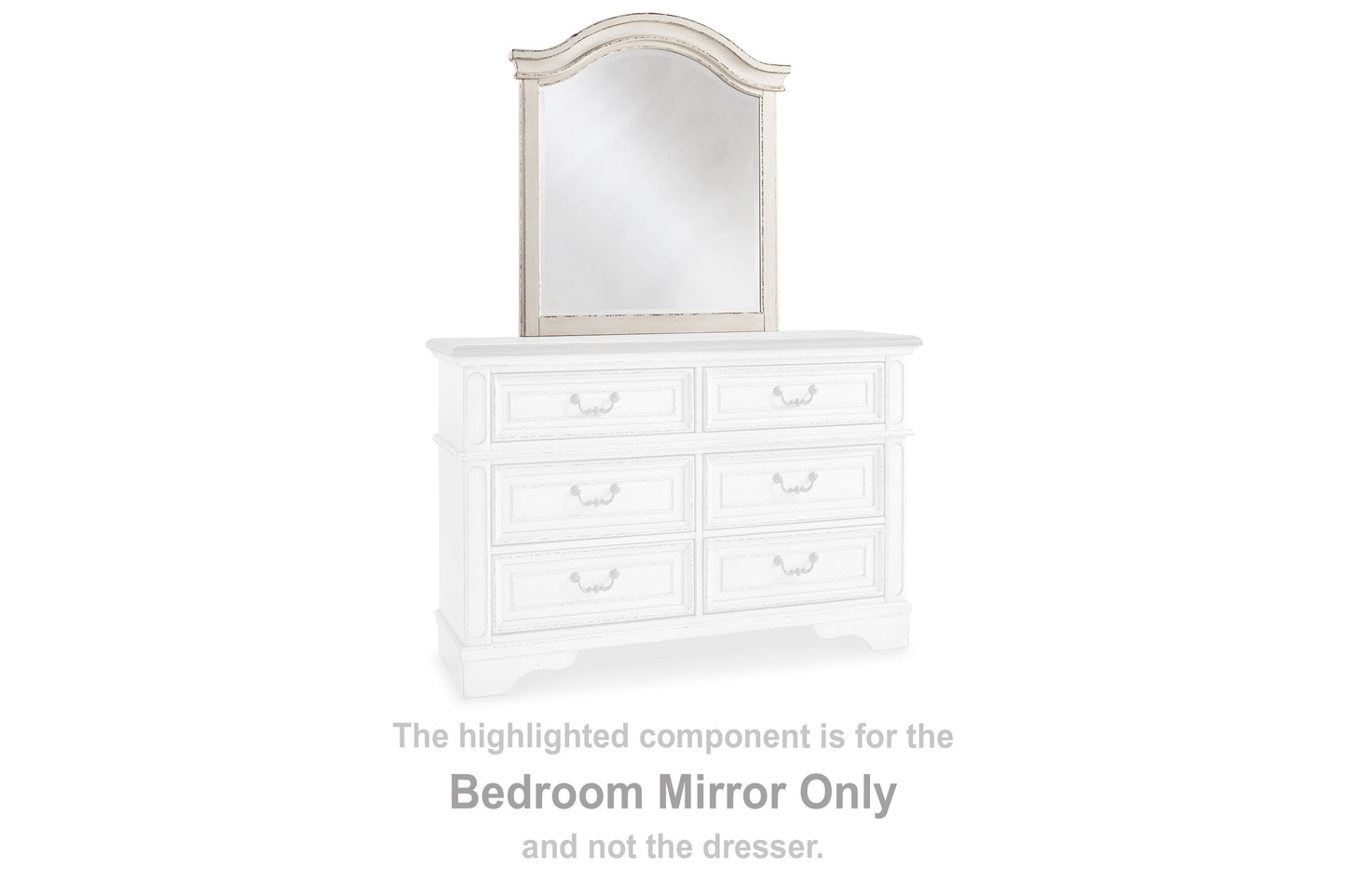Realyn - Youth Mirror - Chipped White