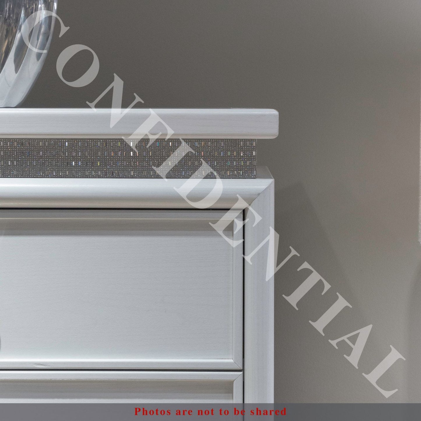 Reflections - King Panel Footboard - Pearl White