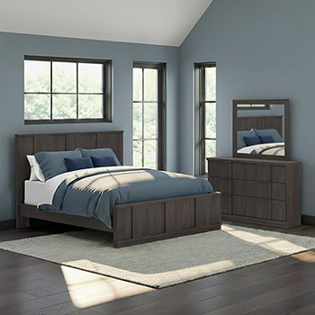 Shaehartin - Queen Panel Footboard - Dark Brown