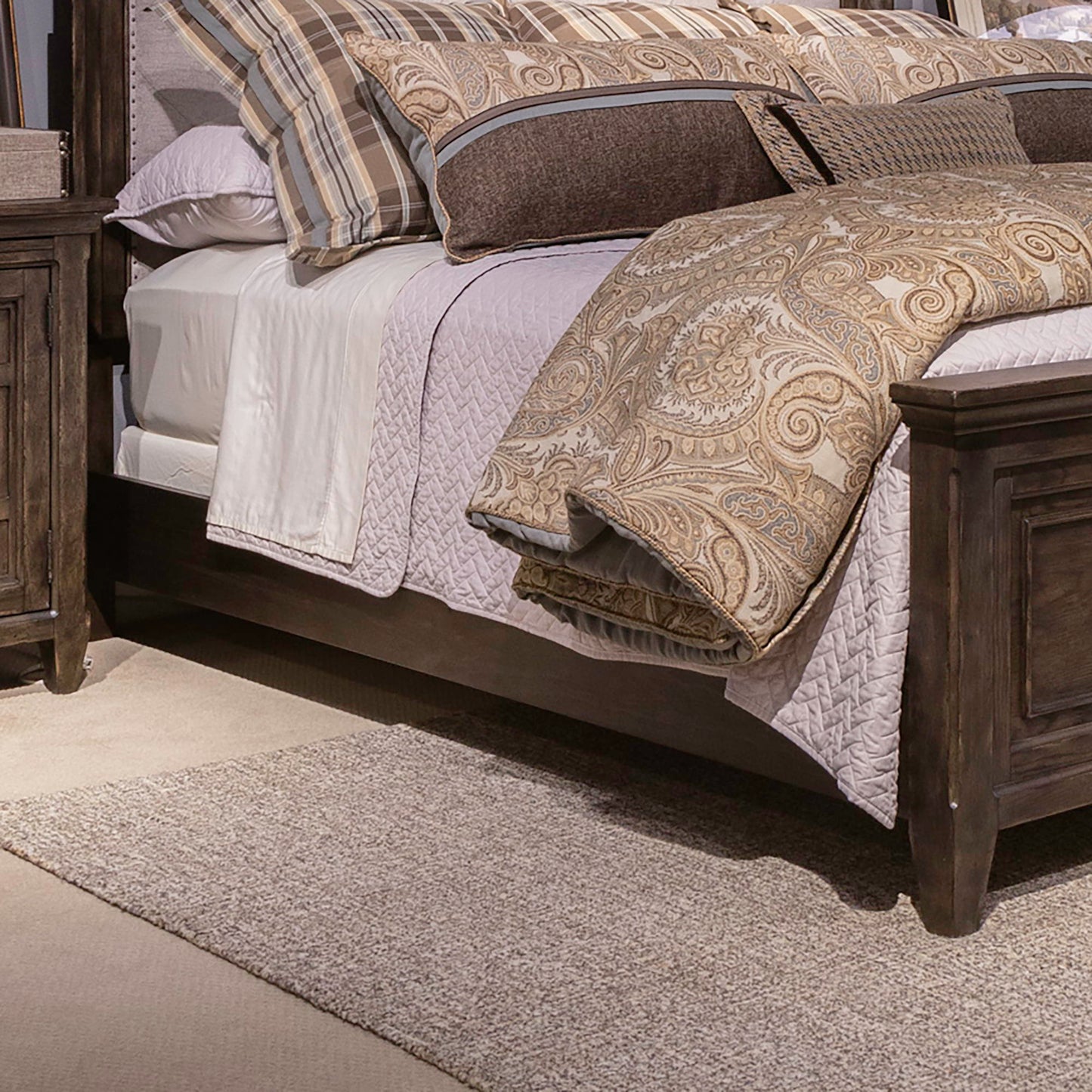 Paradise Valley - Panel Bed Rails - Saddle Brown