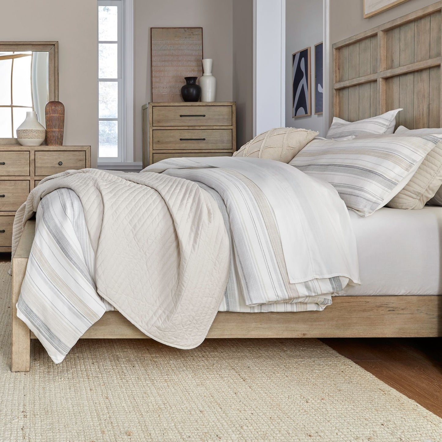 Proximity Place - Panel/Poster Bed Rails - Barley Buff