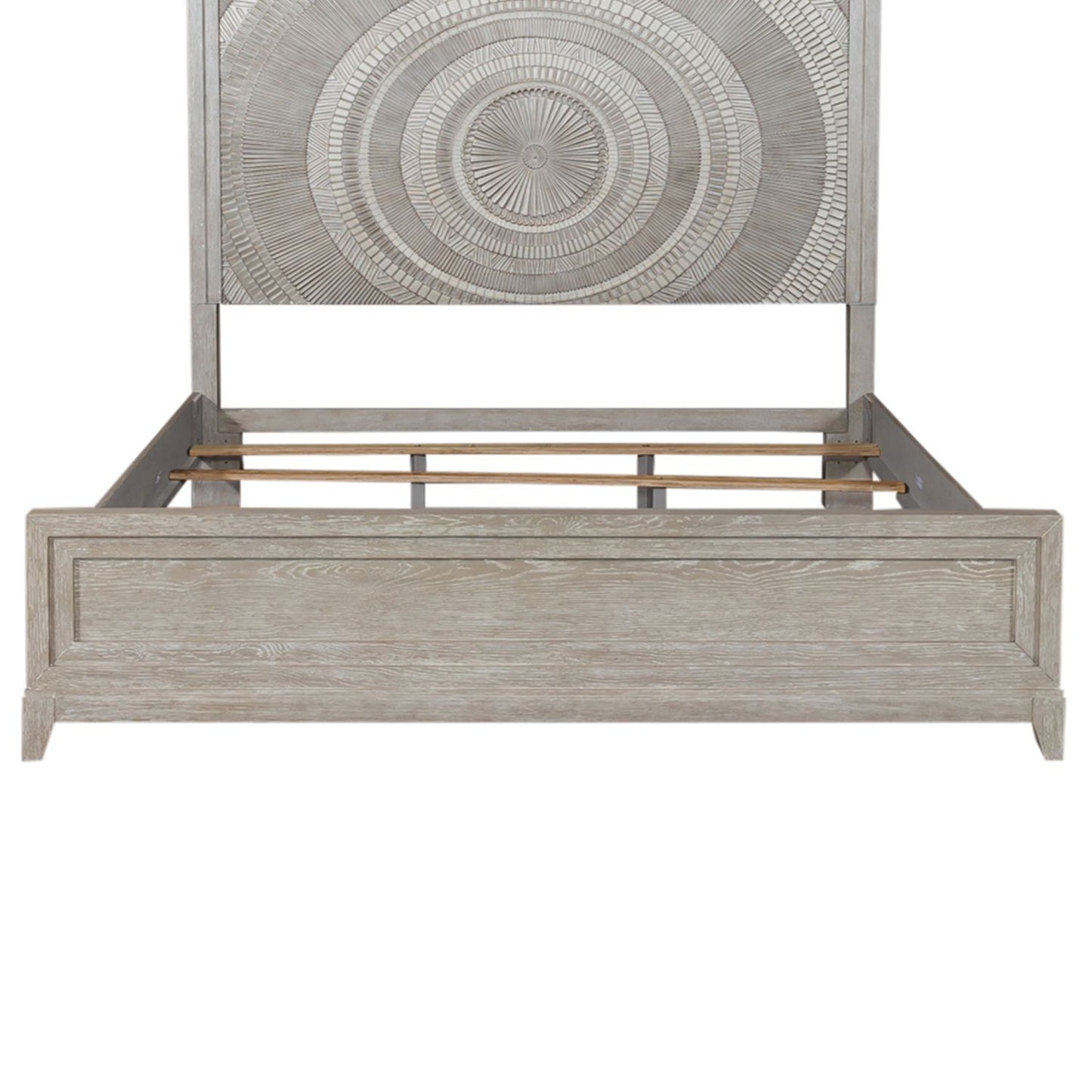 Belmar - King Panel Footboard - Washed Taupe