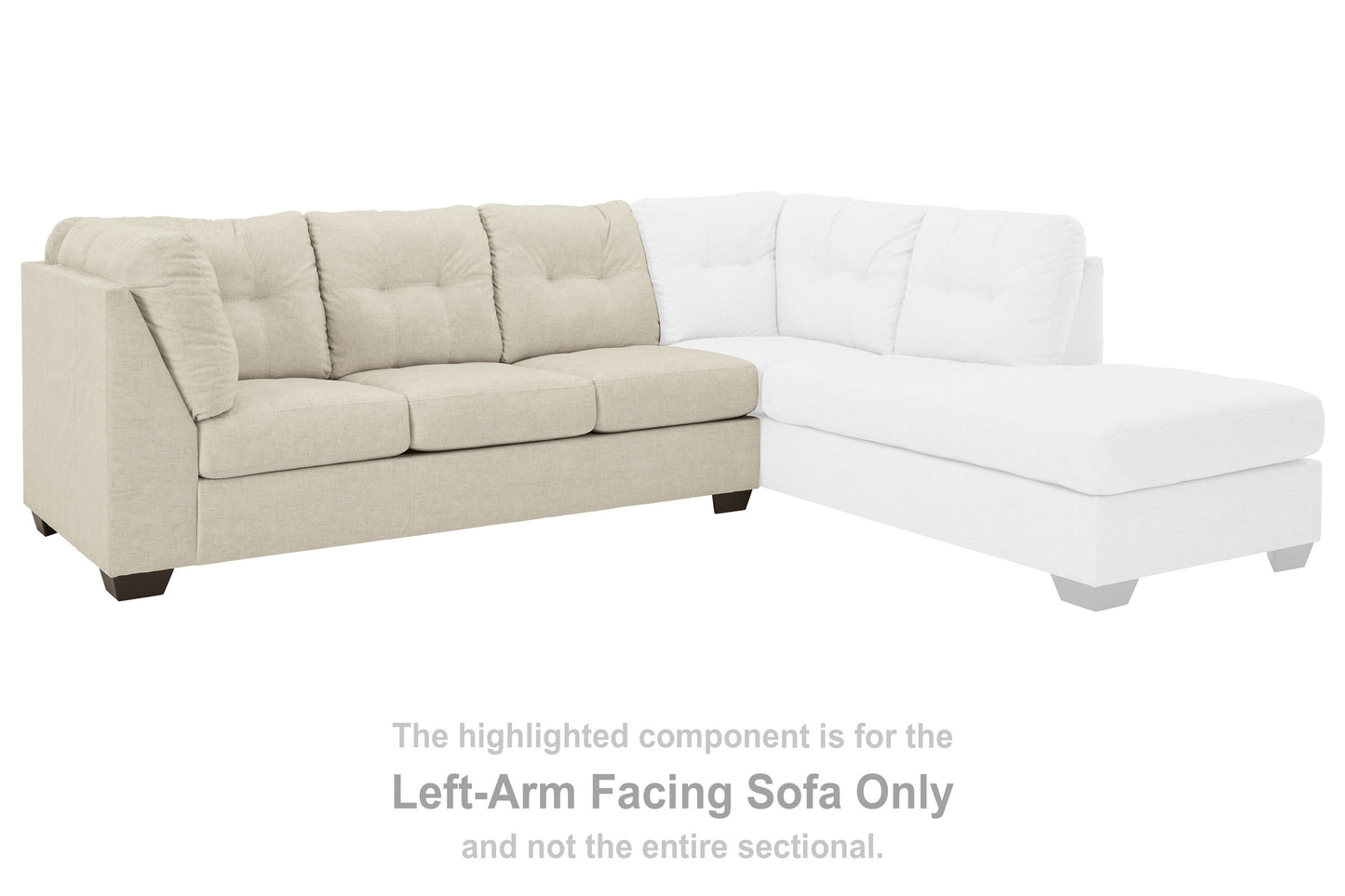 Falkirk - Parchment - LAF Sofa