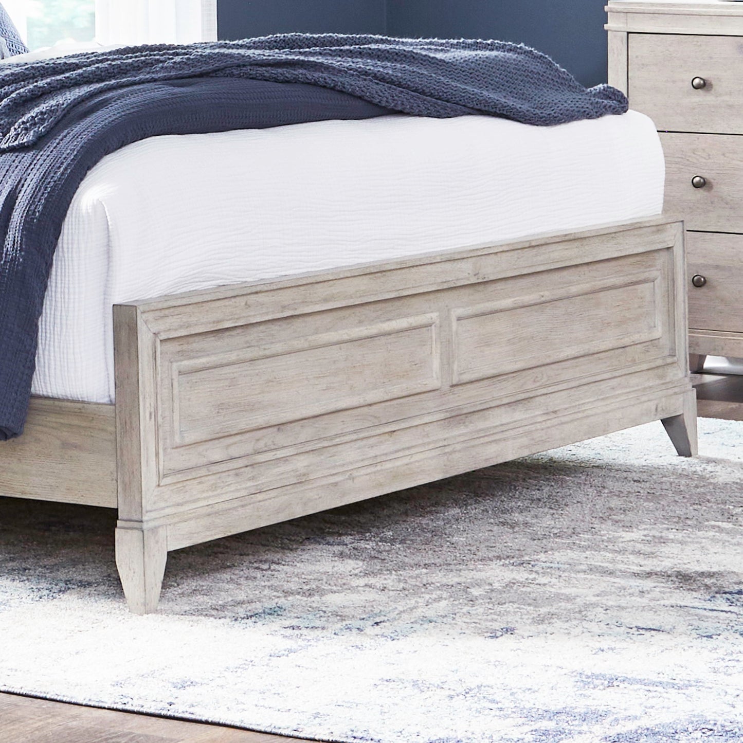 New Haven - King Panel Footboard - Sanctuary White