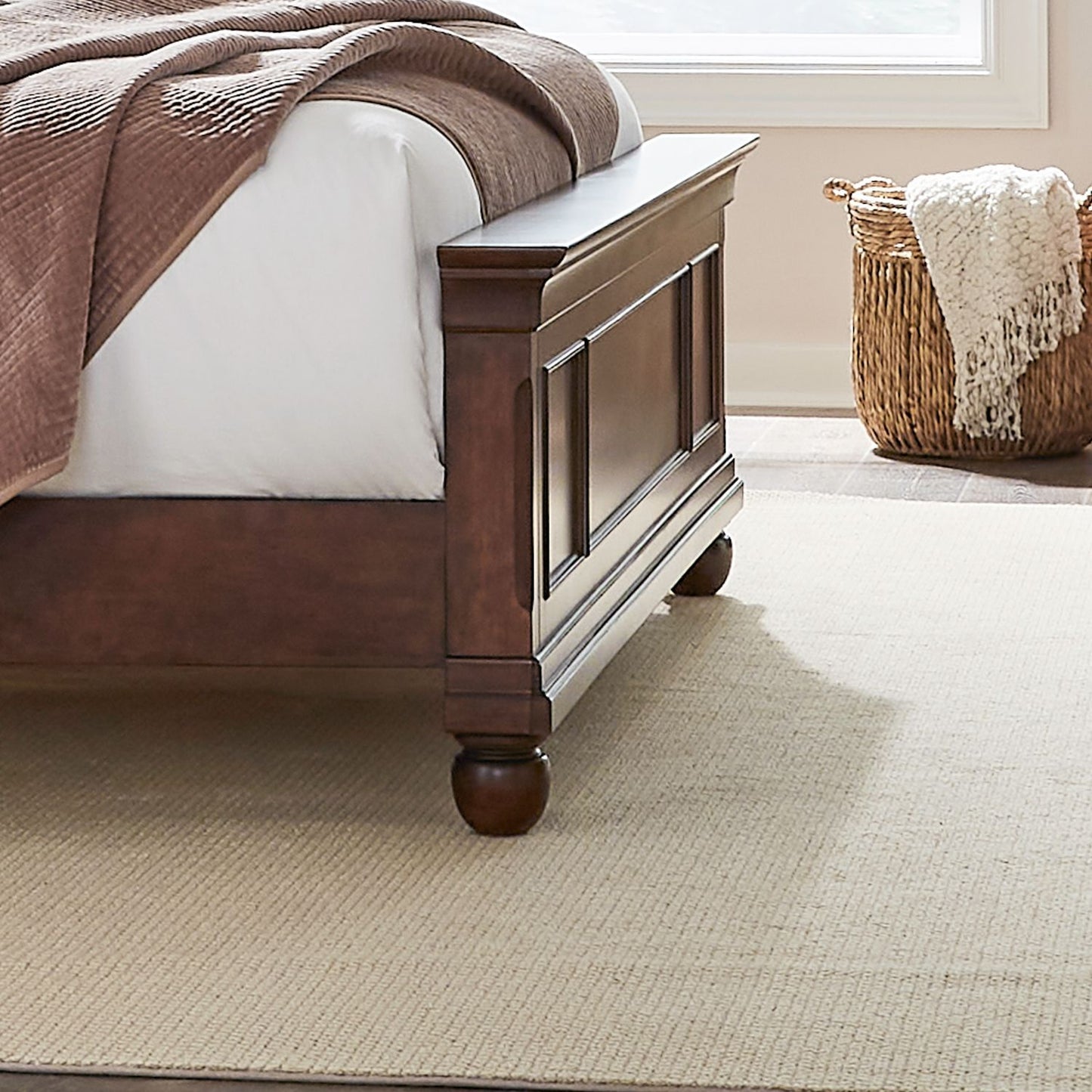 Rustic Traditions - Queen Panel Footboard - Cherry