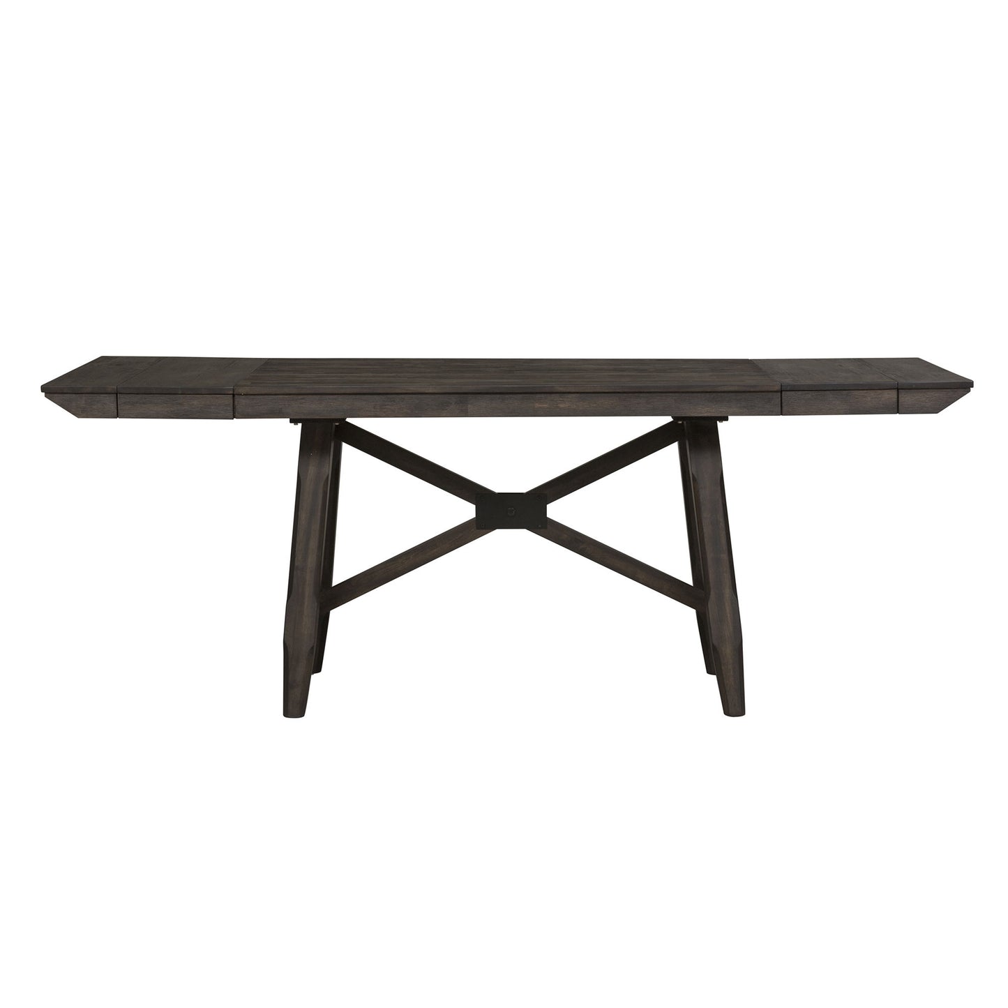 Double Bridge - Gathering Table Base - Dark Chestnut