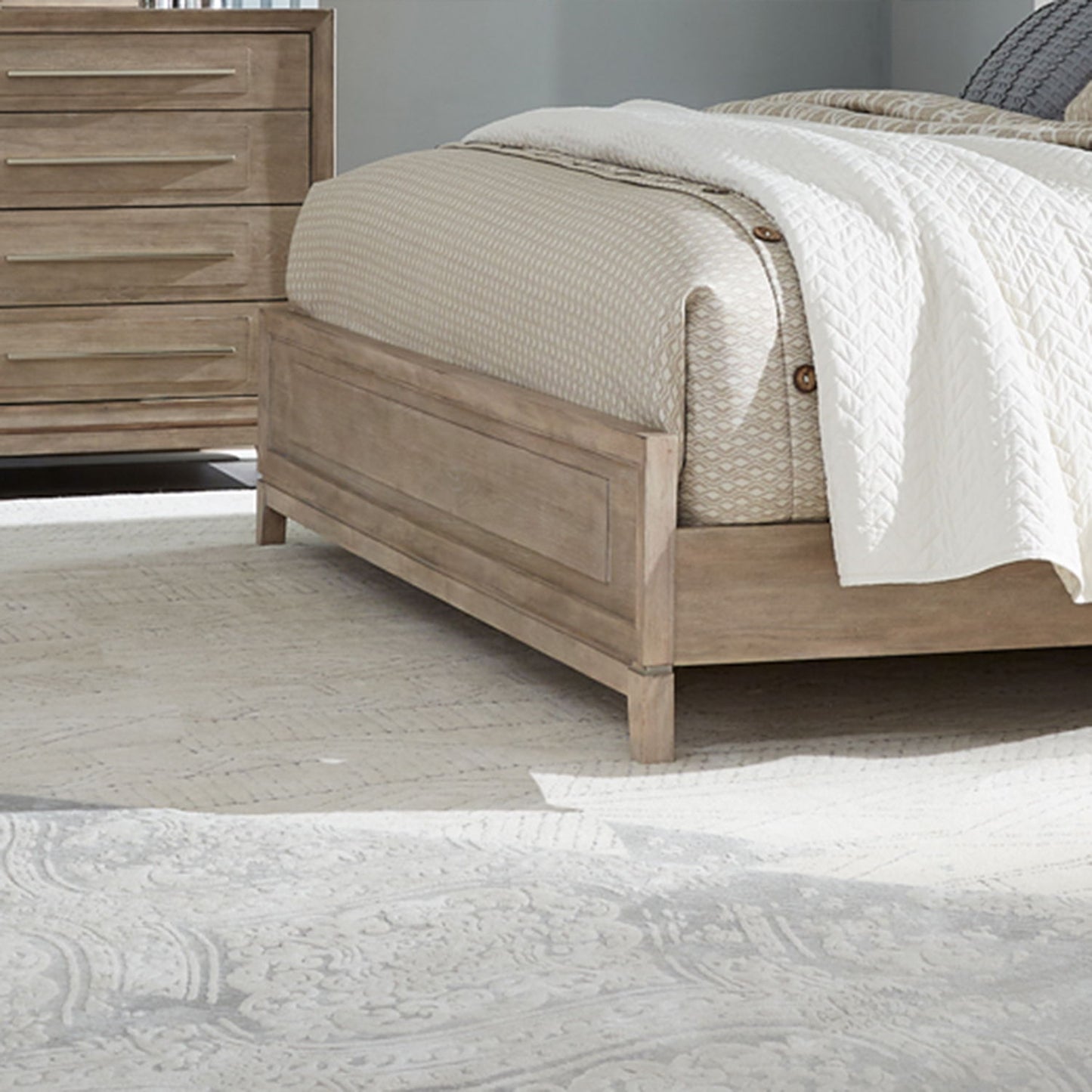 Brentwood - Queen Panel Footboard - Sandstone