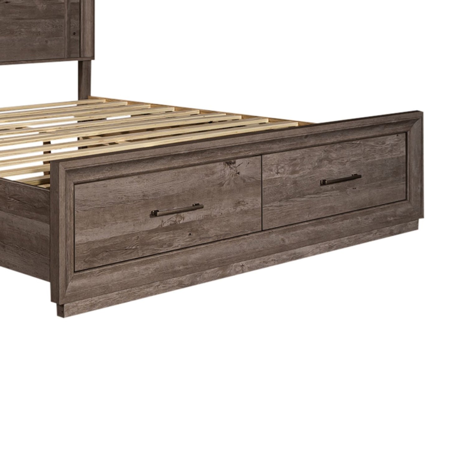 Horizons - Queen Storage Footboard - Graystone