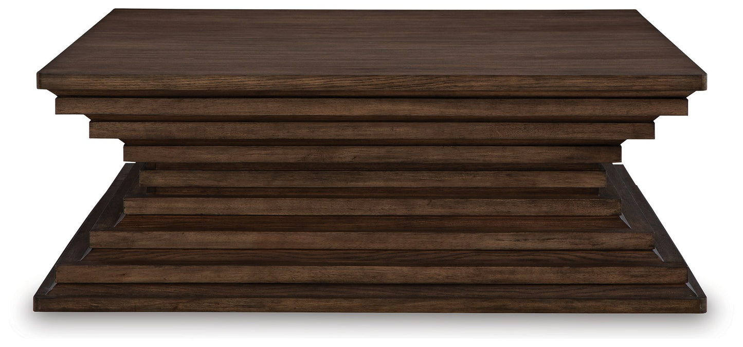 Hannodream - Square Cocktail Table - Warm Brown