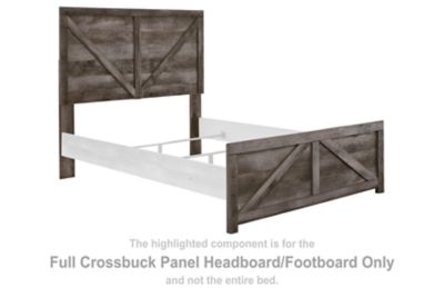Wynnlow - Full Crossbuck Panel HDBD/Ftbd - Gray