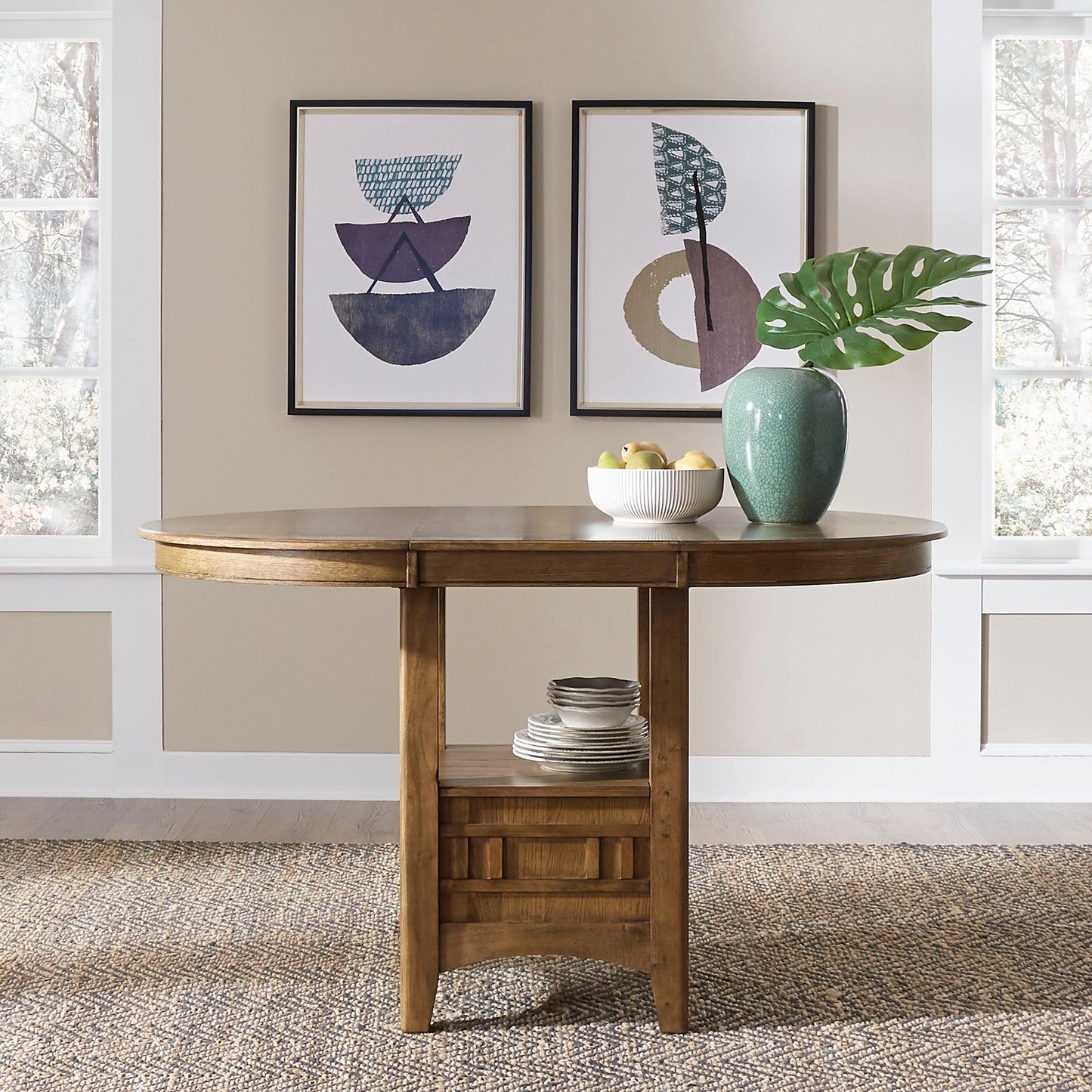 Santa Rosa - Pub Table Top - Light Brown