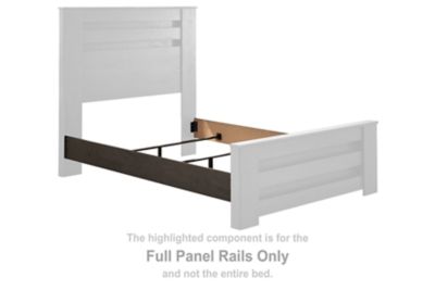 Brinxton - Full Panel Rails - Charcoal