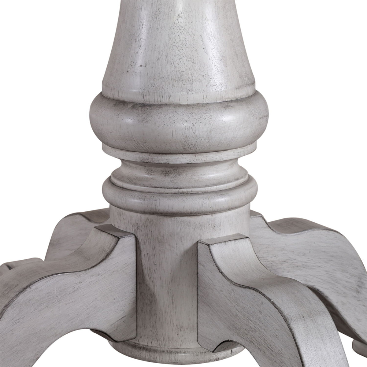 Ocean Isle - Single Pedestal Table Base - Antique White