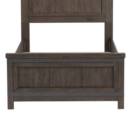Thornwood Hills - Twin Panel Footboard - Dark Brown