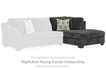 Biddeford - Raf Corner Chaise - Shadow