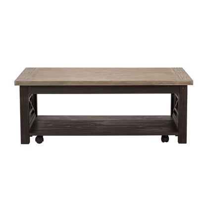 Heatherbrook - 3 Piece Table Set (1 Cocktail 2 End Tables) - Black