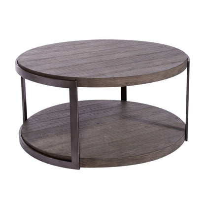 Modern View - Round Cocktail Table Top - Gauntlet Gray