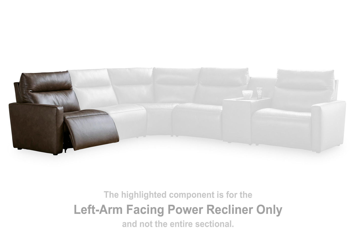 ModZ - LAF Zero Wall Power Recliner - Chocolate