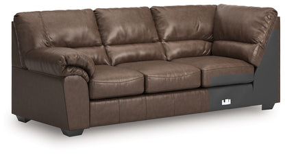 WillowBend - Umber - LAF Sofa With Corner Wedge