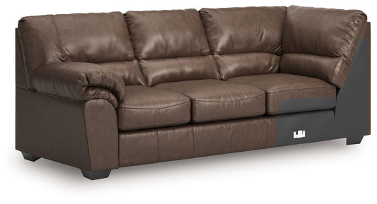 WillowBend - Umber - LAF Sofa With Corner Wedge