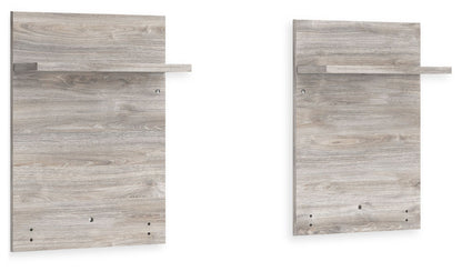 Vessalli - Headboard Extension (Set of 2) - Gray