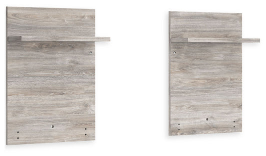Vessalli - Headboard Extension (Set of 2) - Gray