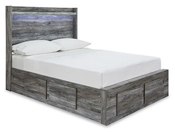 Baystorm - Twin/Full Platform Rails - Gray