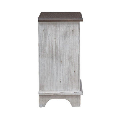 River Place - Left Pier Base - Riverstone White & Tobacco