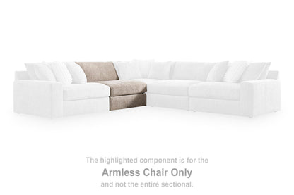 Nexora-Court - Armless Chair - Burlap