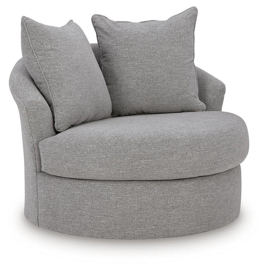 UrbanCrest - Swivel Accent Chair - Pewter