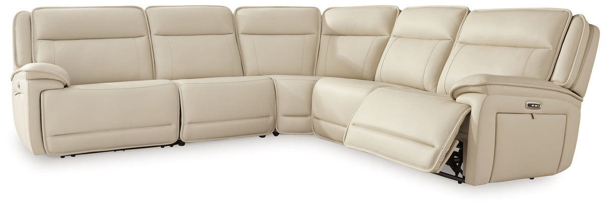 Double Deal - 5 Piece Reclining Sectional