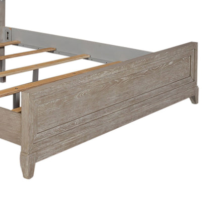 Belmar - King Panel Footboard - Washed Taupe