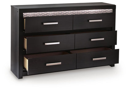 Brizmore - Six Drawer Dresser - Black