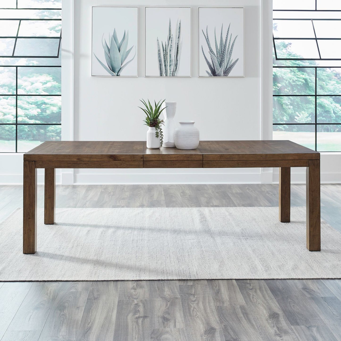 Shaker Lakes - Rectangular Leg Table - Harvest Brown