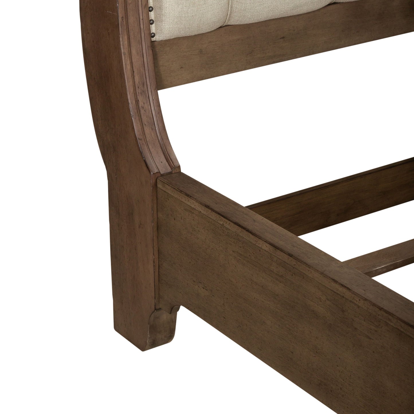 Americana Farmhouse - California King Sleigh Bed Rails - Light Brown