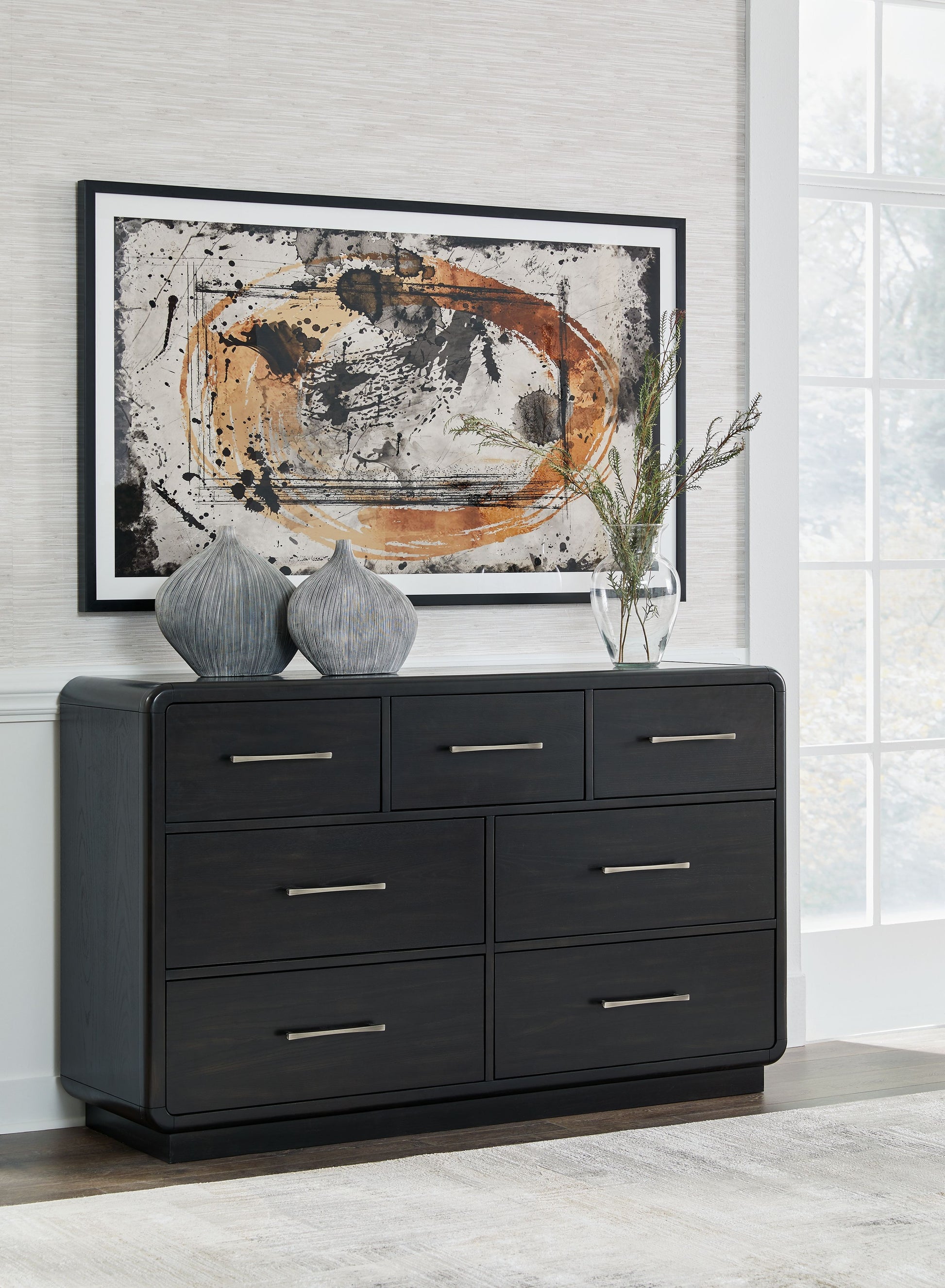 Rowanbeck - Dresser - Black Bedford Home Furnishings Rowanbeck - Dresser - Black Bedford Home Furnishings