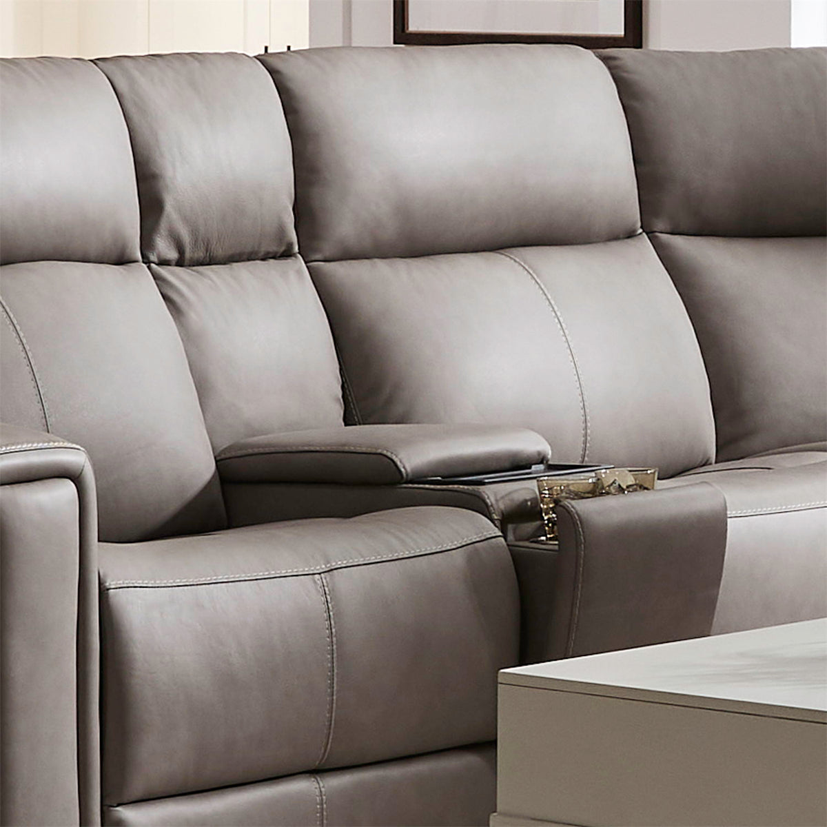 Camden - Console - Aline Light Gray