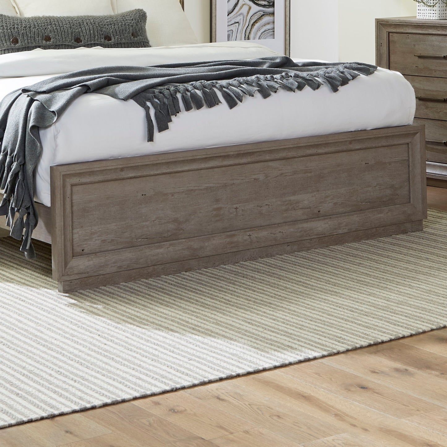 Horizons - King Panel Footboard - Graystone