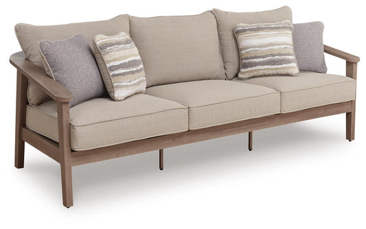 Harmony Headlands - Sofa With Cushion - Natural / Gray