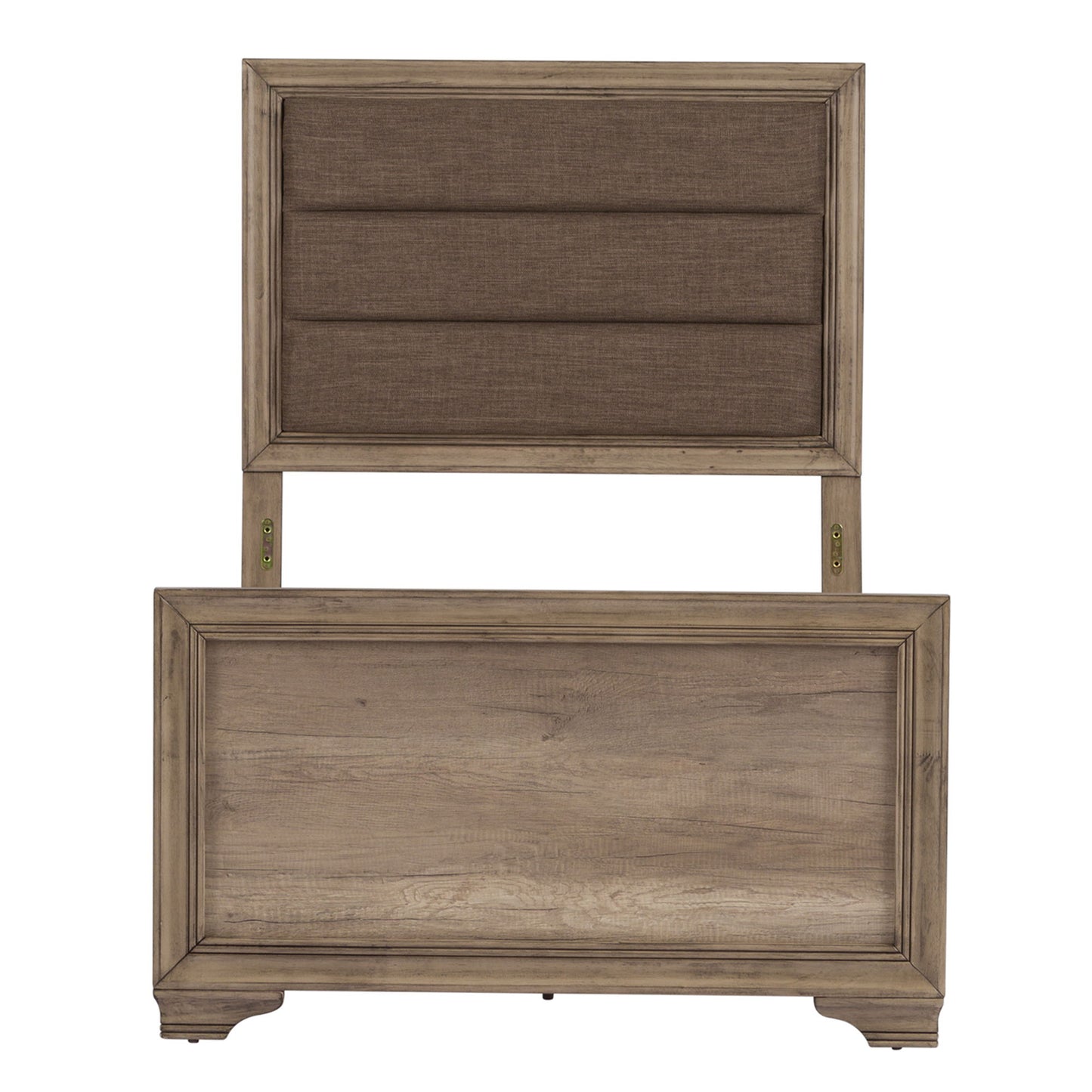 Sun Valley - Full Upholstered Headboard & Footboard - Light Brown
