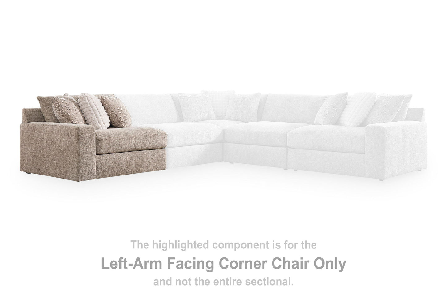 Nexora-Court - LAF Corner Chair - Burlap