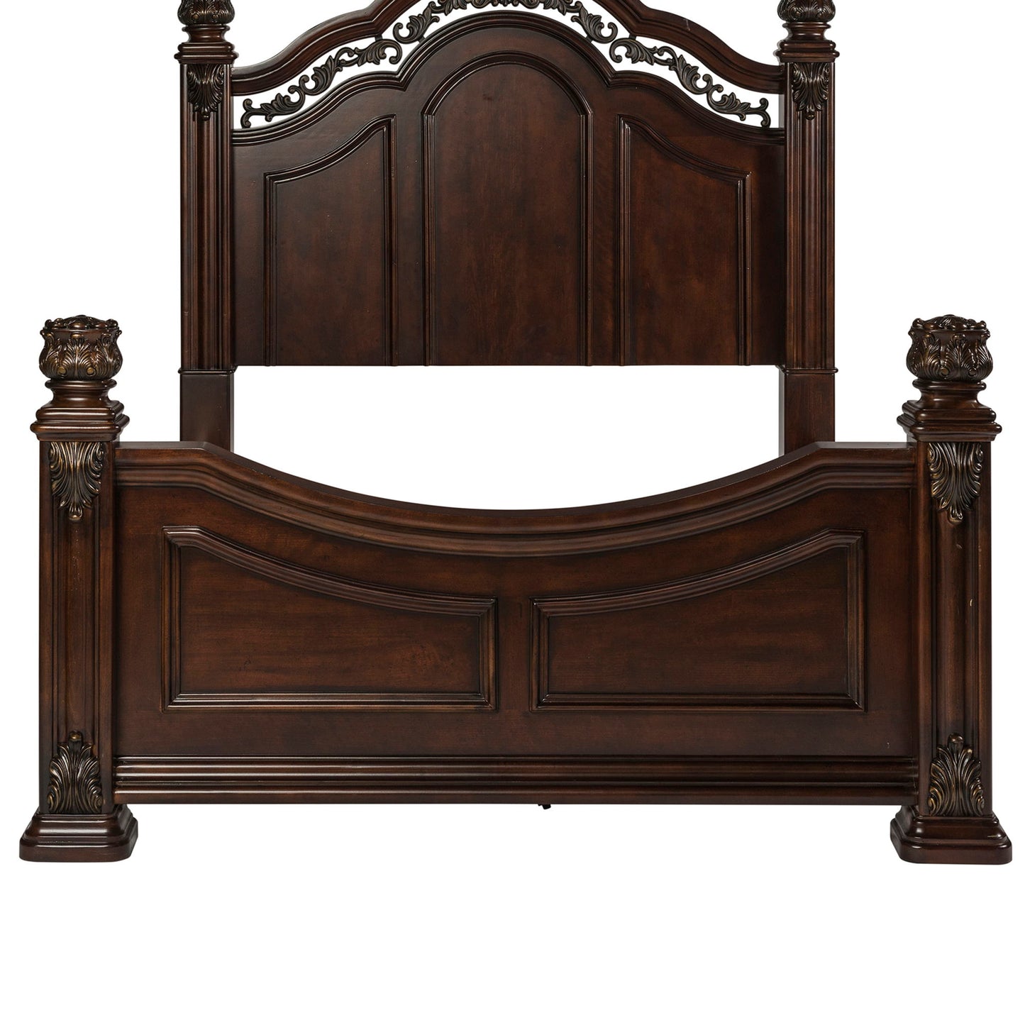 Messina Estates - Queen Poster Footboard - Cognac