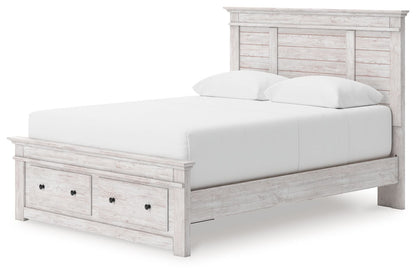 Makidern - Panel Storage Bed