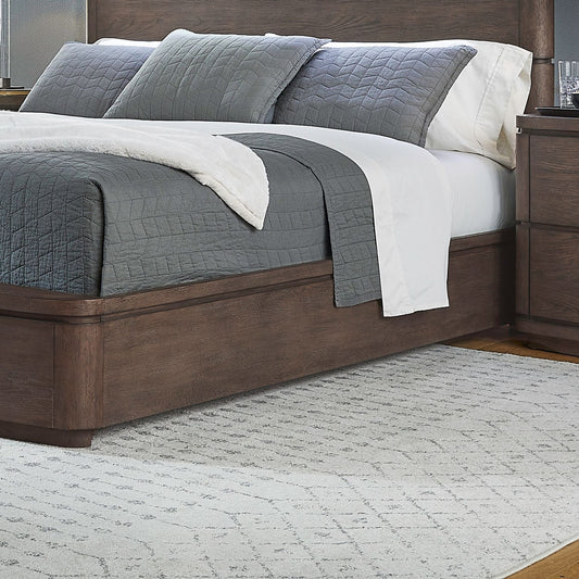 Cascade Falls - California King Panel Bed Rails - Satin Espresso