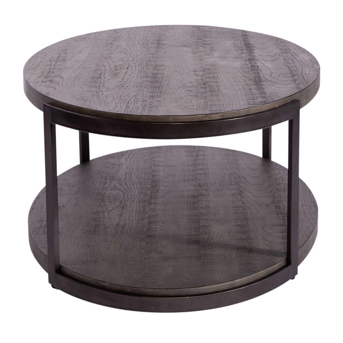 Modern View - Oval Cocktail Table Base - Gauntlet Gray