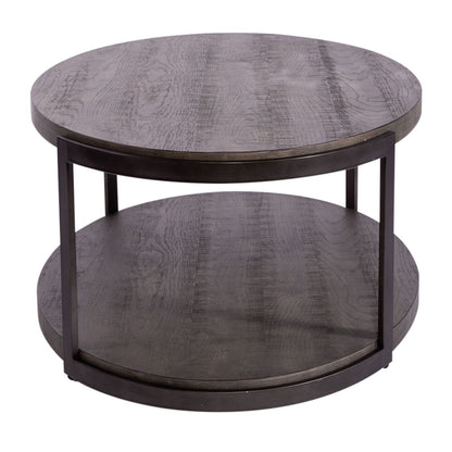 Modern View - Oval Cocktail Table Base - Gauntlet Gray