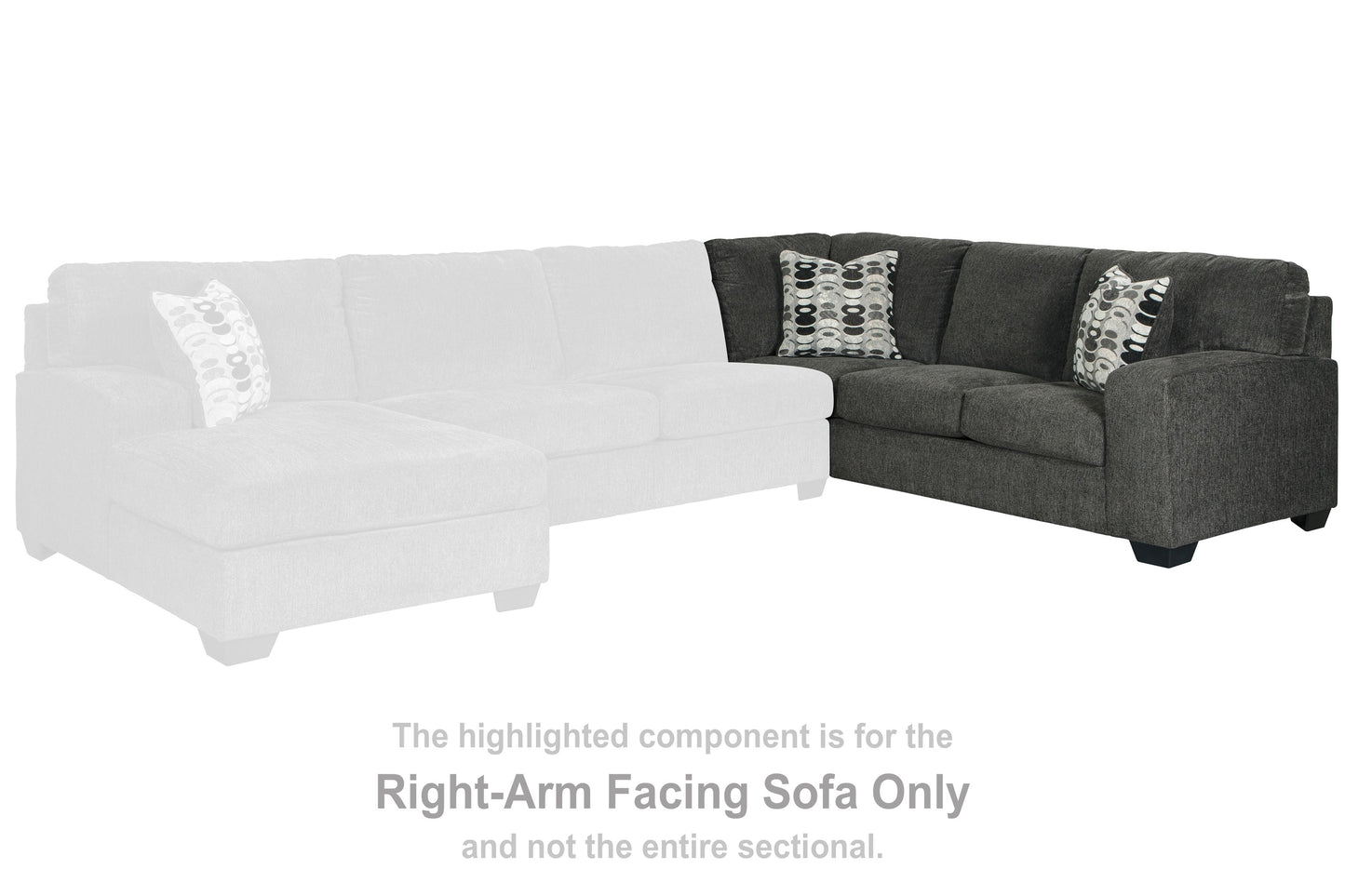 Ballinasloe - RAF Sofa - Smoke