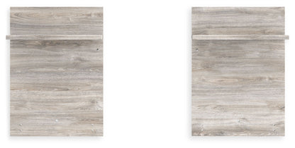 Vessalli - Headboard Extension (Set of 2) - Gray